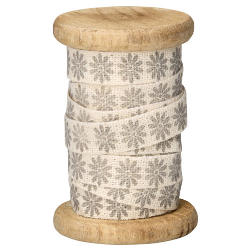 Geschenkband *BIANCA WARM GREY* GreenGate