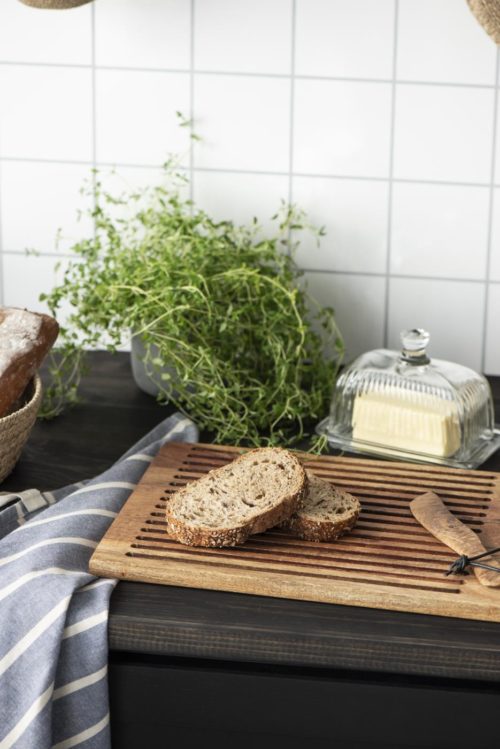 Holzbrett *RILLEN, ECKIG* Ib Laursen – Bild 2