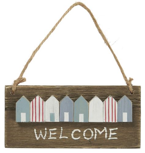 Holzschild *WELCOME* Ib Laursen