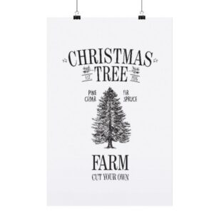 Poster *CHRISTMAS TREE FARM* Tafelgut