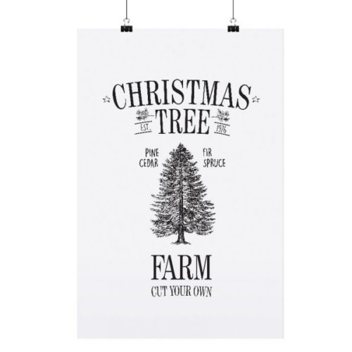 Poster *CHRISTMAS TREE FARM* Tafelgut
