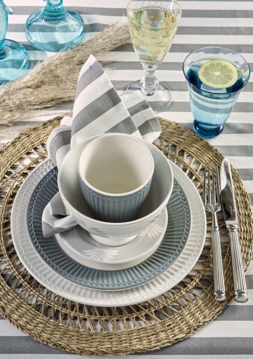 Stoffserviette *RIGMOR GREY* Greengate – Bild 2