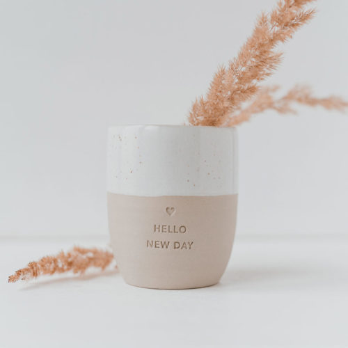 Becher *HELLO New Day* Eulenschnitt