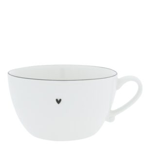 Suppentasse *LITTLE HEART BLACK* Bastion Collections