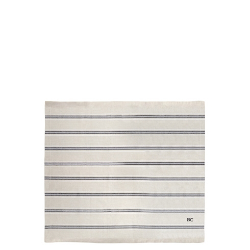 Stoffserviette, Tischdecke *NATURAL STRIPES LITTLE HEART* Bastion Collections