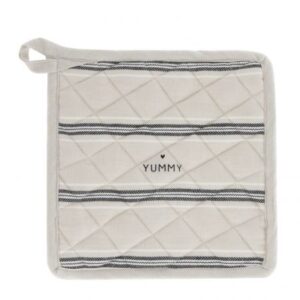 Topflappen *NATURAL CHAMBRAY STRIPES YUMMY* Bastion Collections