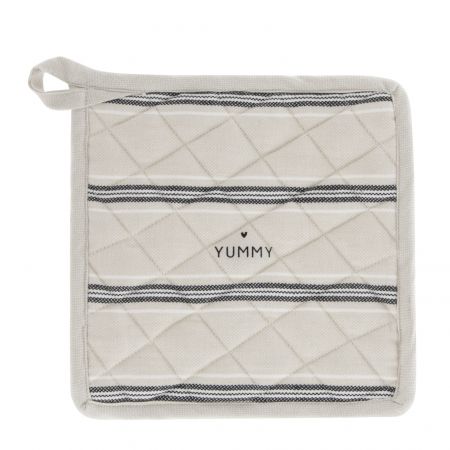 Topflappen *NATURAL CHAMBRAY STRIPES YUMMY* Bastion Collections