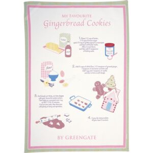 Geschirrtuch *LAURA WHITE PIECE PRINTED* GreenGate