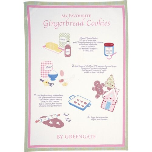 Geschirrtuch *LAURA WHITE PIECE PRINTED* GreenGate