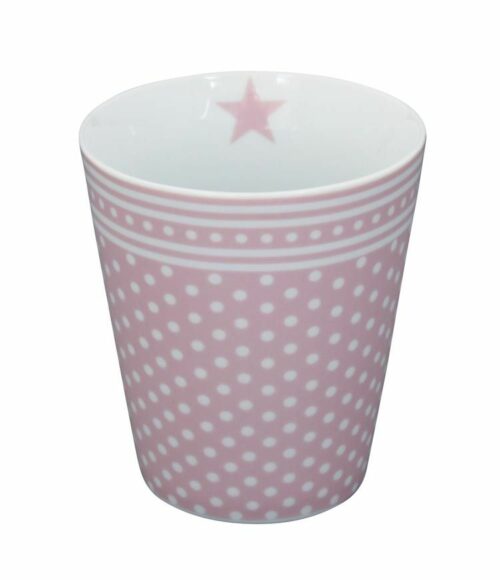 Becher *HAPPY MUG MICRO DOTS PINK* Krasilnikoff