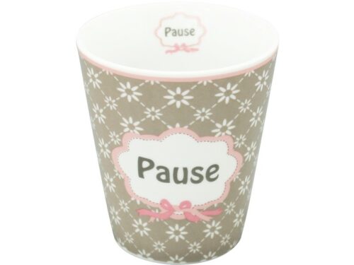 Becher *HAPPY MUG PAUSE* Krasilnikoff