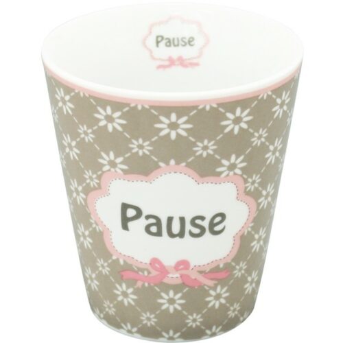 Becher *HAPPY MUG PAUSE* Krasilnikoff