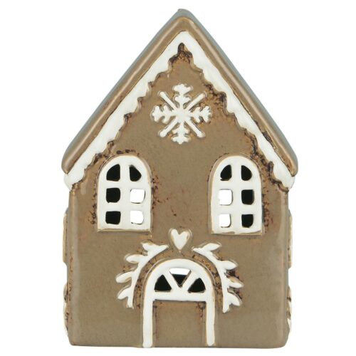 Haus f/Teelicht *LEBKUCHEN SCHNEEFLOCKE* Ib Laursen – Bild 2