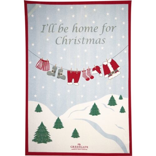 Geschirrtuch *HOME FOR XMAS WHITE* GreenGate