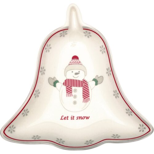 Bell Plate *ABELLA XMAS WHITE* GreenGate