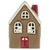 Haus f/Teelicht *ROTE TÜR* Ib Laursen