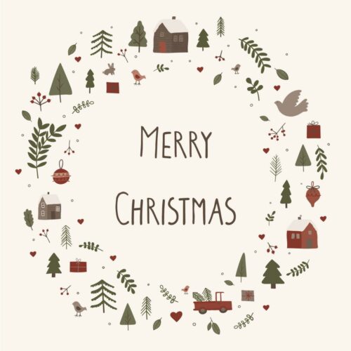 Servietten *MERRY CHRISTMAS* Ib Laursen