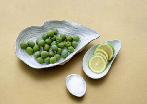 Teller *SHELL PALE GREY IRREGULAR SMALL* GreenGate – Bild 2