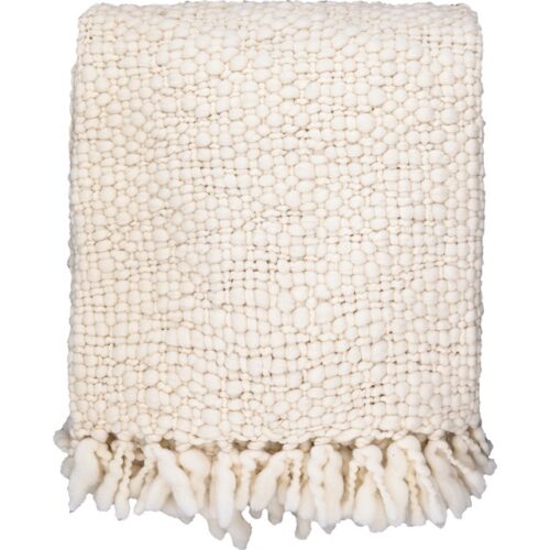 Wolldecke *KNIT OFF WHITE* GreenGate