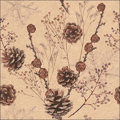 Servietten *PINE CONES NATURE* Ambiente