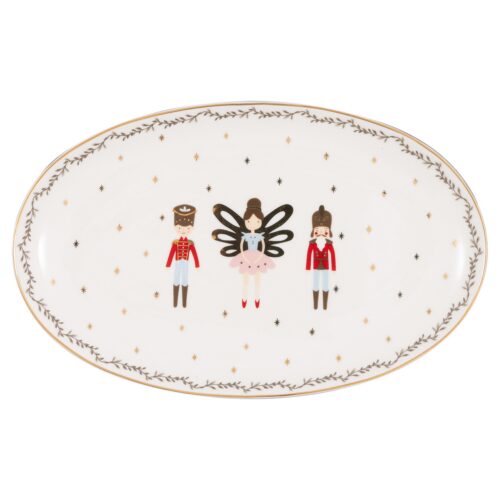 Servierplatte oval *CINDARELLA WHITE* GreenGate
