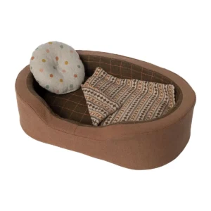 Cosy Basket incl.Decke/Kissen*MEDIUM BROWN* Maileg