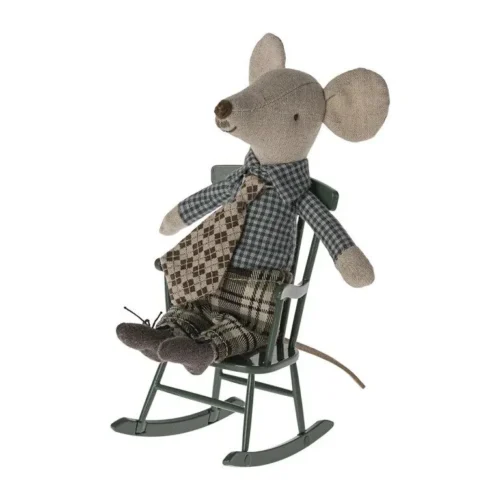 Miniatur *SCHAUKELSTUHL FÜR MAUS / DUNKELGRÜN* Maileg – Bild 2