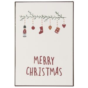 Metallschild *MERRY CHRISTMAS* Ib Laursen