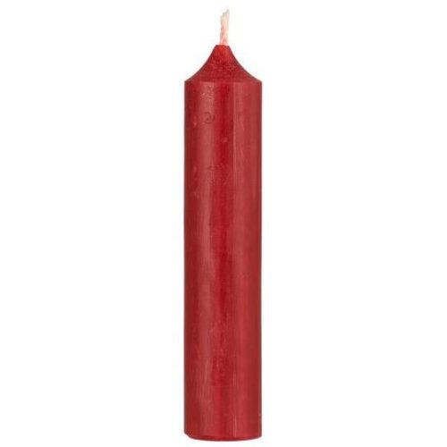 Kerze *ROT RUSTIKAL* Ib Laursen