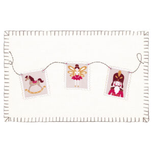 Kissenhülle *XMAS LETTER WHITE/STICKEREI* GreenGate