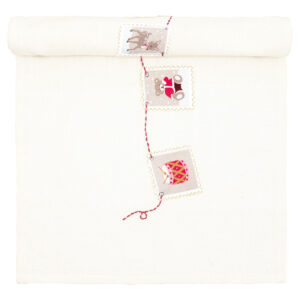 Tischläufer *XMAS LETTER WHITE/STICKEREI* GreenGate