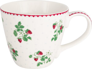 Latte Cup mit Henkel *BERRY WHITE* GreenGate