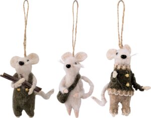 Anhänger 3er Set *MOUSE FAMILY GREEN* GreenGate